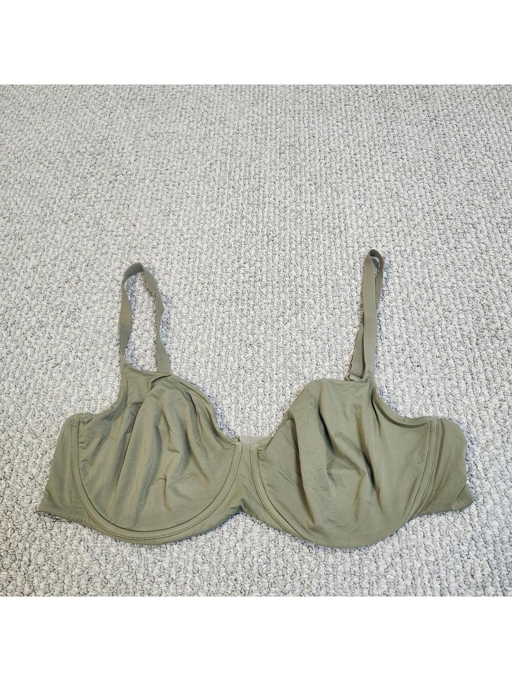 Victoria’s Secret Bra Demi Unlined Green Size 40DDD Underwire - Picture 4 of 8